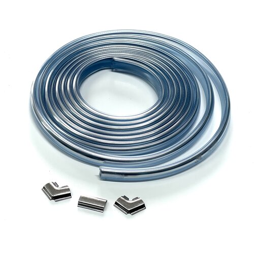 Замок стекла ВАЗ 2101- ВАЗ 2107, нива 4Х4 Хром, клин стекла классика