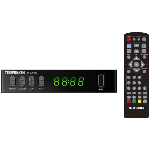 Цифровой ресивер DVB-T2 TELEFUNKEN TF-DVBT252 черный