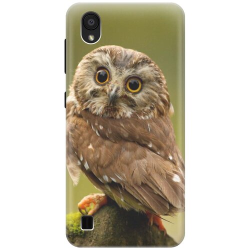 фото Cиликоновый чехол на zte blade a5 (2019) / зте блейд а5 2019 с принтом "сова на дереве" gosso