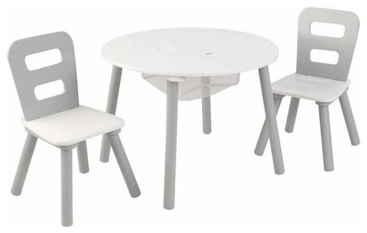 Комплект мебели KidKraft стол и 2 стула, "Сердце" (26166_KE)