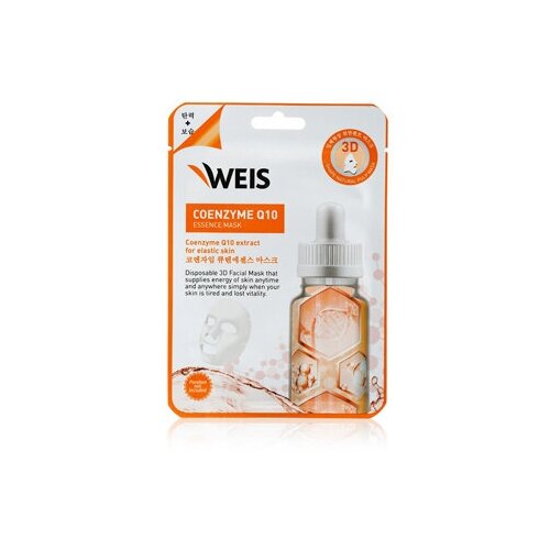 weis тканевая маска с экстрактом тыквы 23 г WEIS Тканевая маска с коэнзимом Q10, 23 г