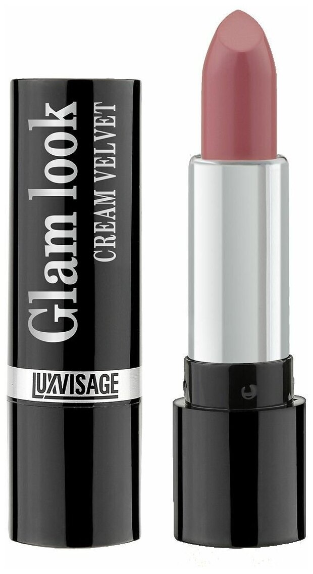 LUXVISAGE Помада для губ GLAM LOOK CREAM VELVET сатиновый финиш, тон 329 пряная карамель