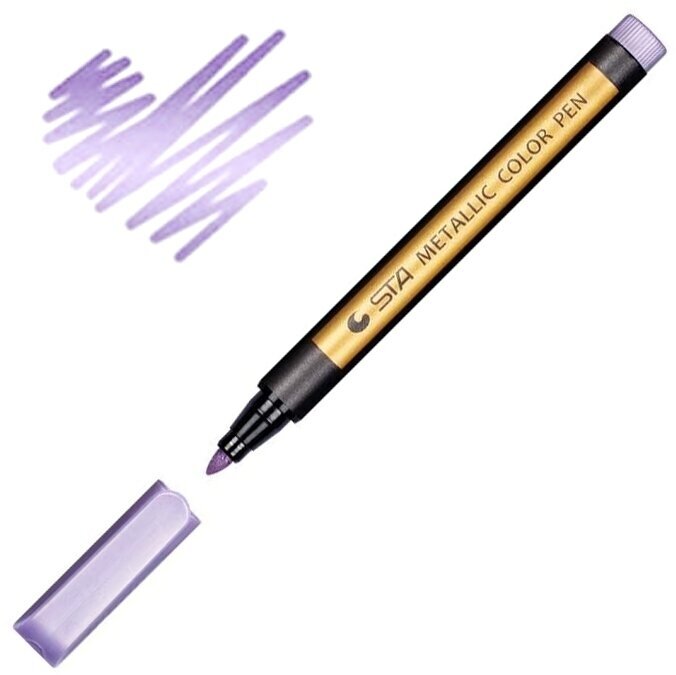 Металлизированный маркер для создания эффектов, фиолетовый