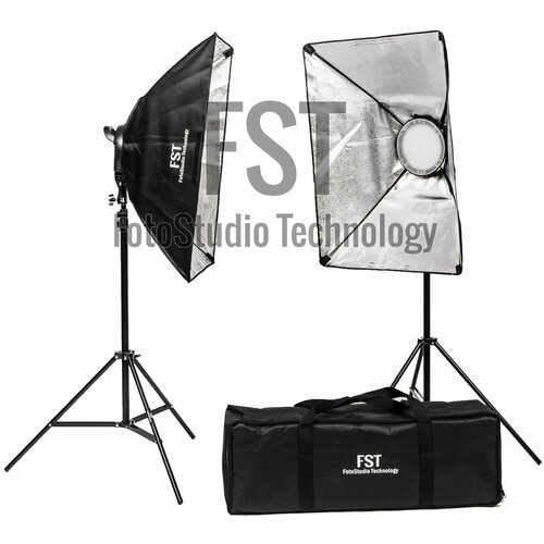 Комплект постоянного света FST LED-1682 Kit комплект импульсного света fst pro 400h softbox kit ii