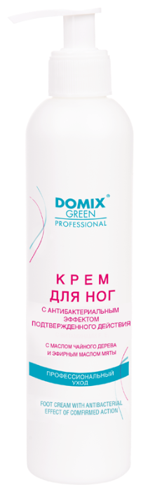 Domix Green Крем для ног с антибактериальным эффектом подтверждённого действия, 250 мл