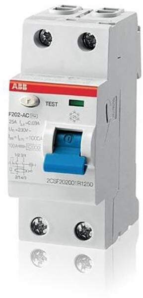 ABB 2CSF202001R1400 Выкл. диф. тока 2мод. F202 AC-40/0,03