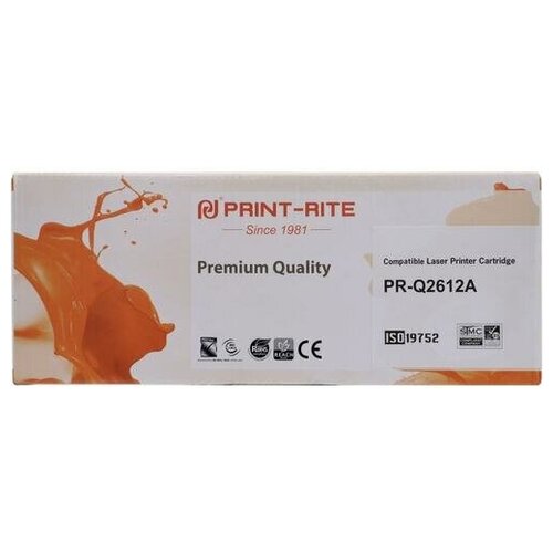 Картридж Print-rite PR-Q2612A print rite картридж совместимый принтрайт print rite pr q2612a q2612a черный 2k