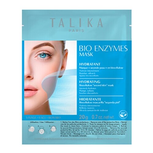 Маска для лица увлажняющая Talika Bio Enzymes Hydrating Mask, 1шт маска для лица bio enzymes purifying mask talika 20 г