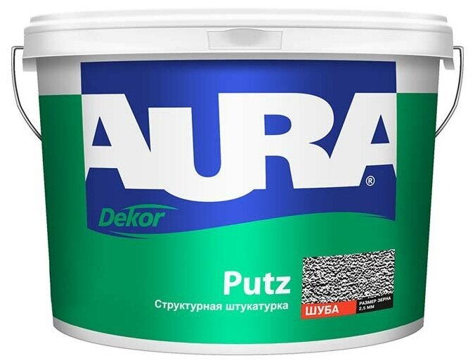 Декоративное покрытие AURA Decor Putz Эффект шубы 1,5 мм 8 кг