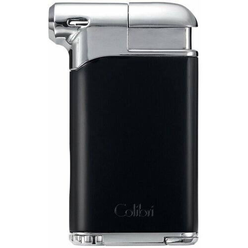 Зажигалка газовая с тампером Colibri Pacific, матовый черный - хром LI400C5 простыни colibri