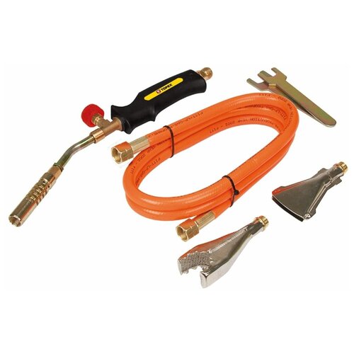 Газовая горелка 3 насадки шланг 15 м TOPEX 44E111 375000₽