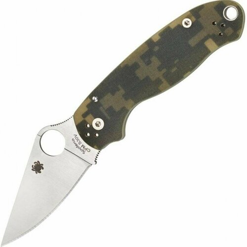 Нож складной Spyderco Para-Military 3, Camo G-10 Handle нож складной spyderco c81gp2 para military 2