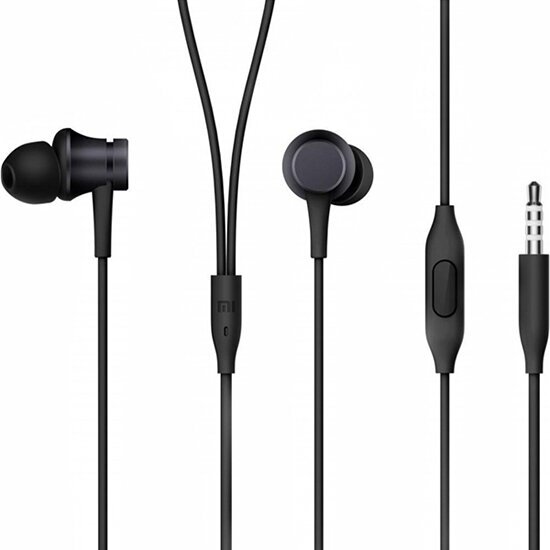 Наушники Xiaomi Mi Piston Fresh Bloom In-Ear Headphones Basic Edition чёрные матовые