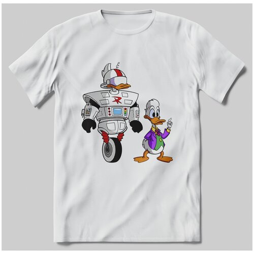 фото Футболка с принтом новые утиные истории 6 brut-shop