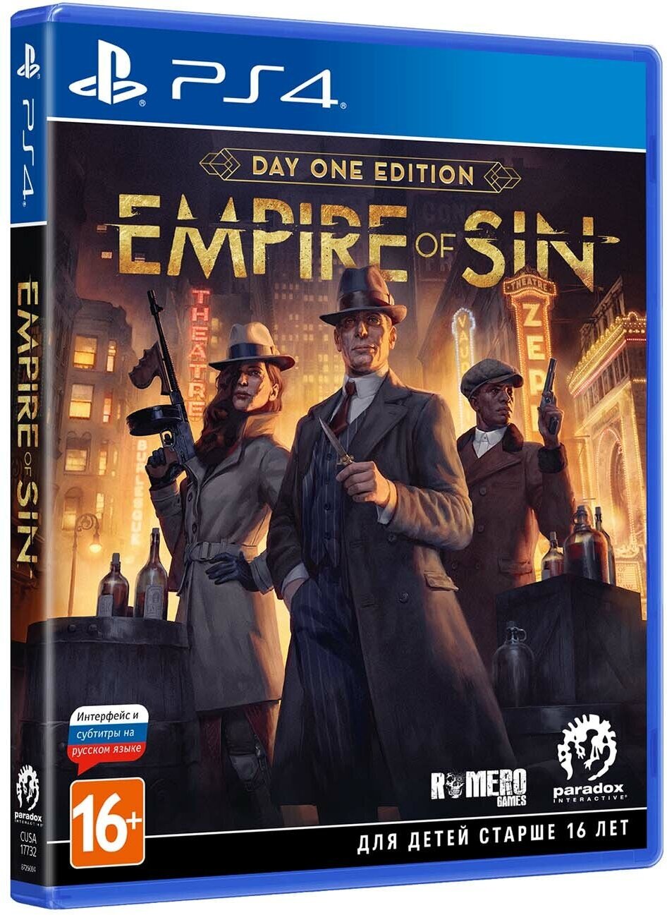 PS4 игра Paradox Interactive Empire of Sin. Издание первого дня