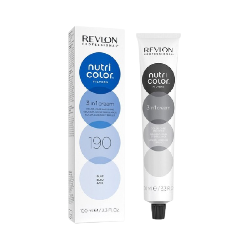 Revlon Professional Краситель прямого действия Nutri Color Filters 3 In 1 Cream, 190 blue, 100 мл, 122 г