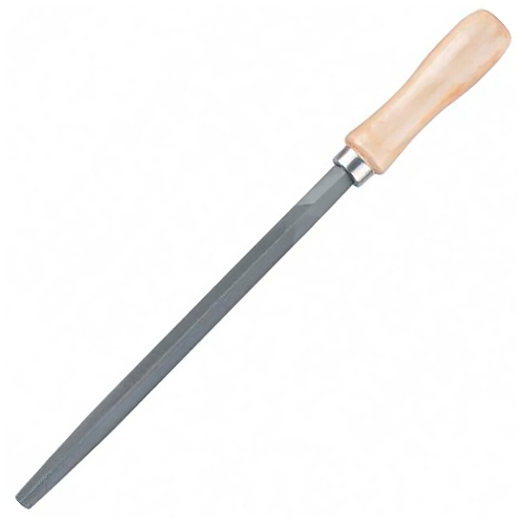 Напильник, 250 мм, трехгранный, деревянная ручка, СИБРТЕХ 16029 - фотография № 4