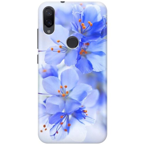 фото Cиликоновый чехол на xiaomi mi play / сяоми ми плей с принтом "лазурные орхидеи" gosso