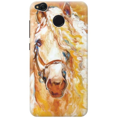 фото Re:paчехол - накладка artcolor для xiaomi redmi 4x с принтом "золотистая грива"