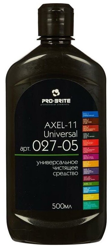 Пятновыводитель Axel-11 Universal Pro-Brite, 500 мл, 500 г - фотография № 4