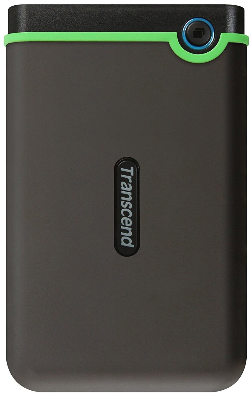 2 ТБ Внешний HDD Transcend StoreJet 25M3, USB 3.0, стальной серый
