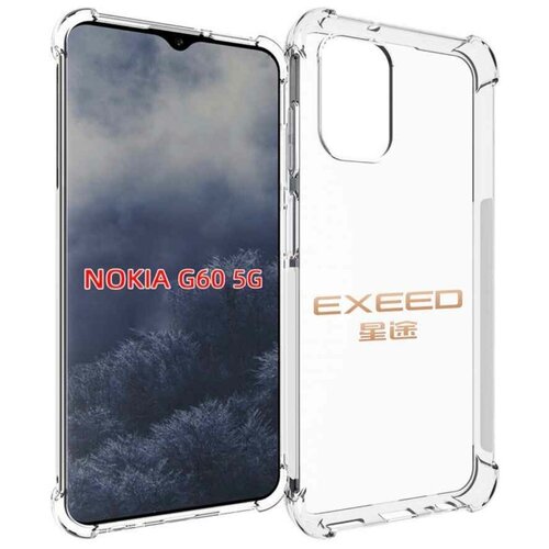 Чехол MyPads exeed эксид 2 для Nokia G60 5G задняя-панель-накладка-бампер чехол mypads exeed эксид 2 для xiaomi redmi a1 задняя панель накладка бампер