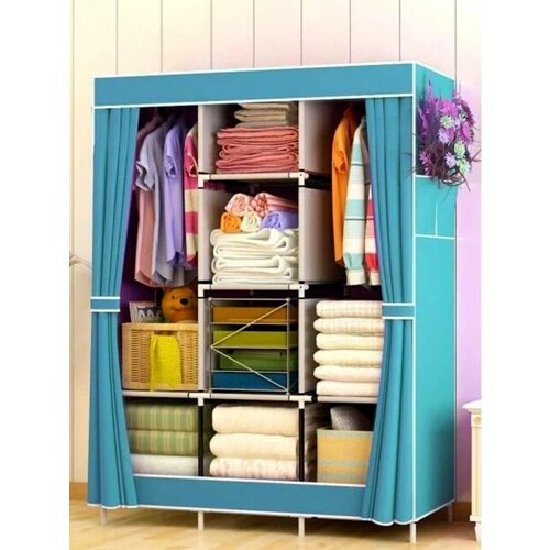 Шкаф складной, тканевый шкаф для одежды, гардеробная, платяной шкаф раскладной