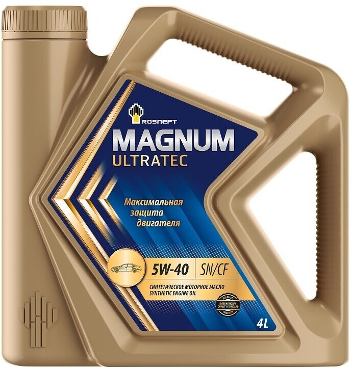 Моторное масло РосНефть 5W-40 Magnum Ultratec 4 л