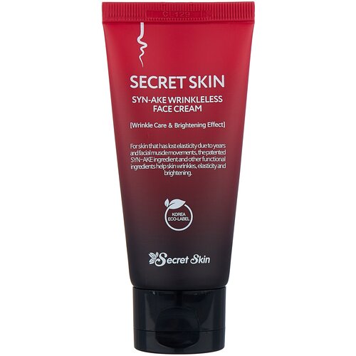 Secret Skin Syn-ake Wrinkleless Face Cream крем для лица со змеиным ядом, 50 мл крем для рук secret skin syn ake wrinkleless hand cream 50 мл