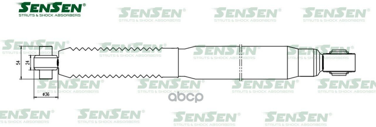 Аморт. Зад Citroën C4 Picasso Sensen арт. 12140371