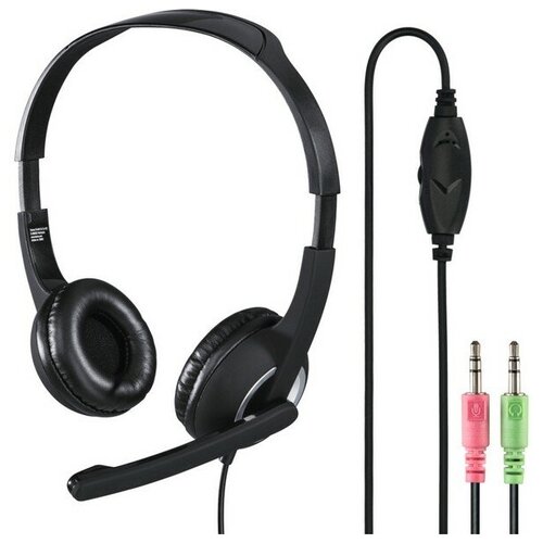 Наушники Hama Essential HS-P150 черныйсеребристый 162400₽