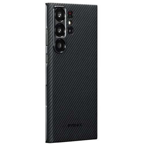 Чехол PITAKA MagEZ Case 3 для Samsung Galaxy S23 Ultra Black/Grey (Twill) черный карбон