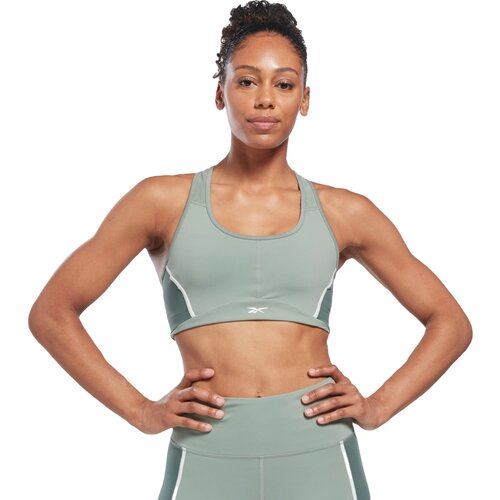 фото Бра reebok lux racer padded colorblock bra xs для женщин