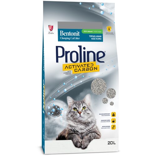 Proline Activated Carbon наполнитель для кошачьего туалета, с активированным углем 10 л