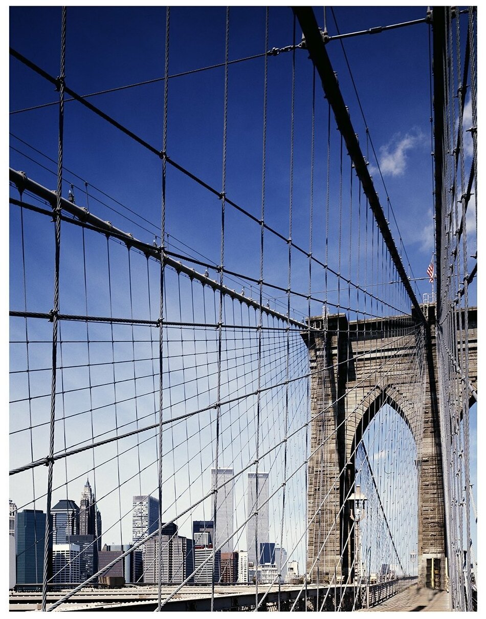 Постер / Плакат / Картина на холсте Нью-Йоркский мост