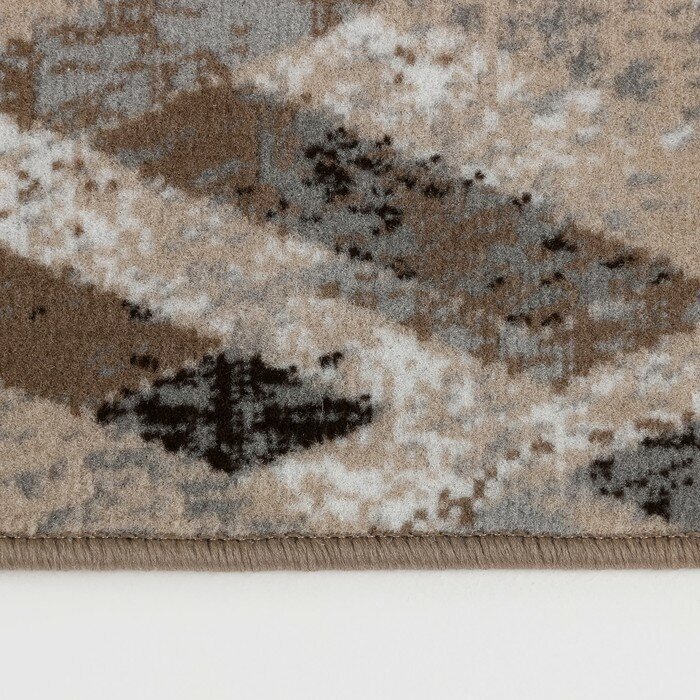 Люберецкие ковры Ковер прямоугольный, размер 80х150 см, ПП 100%, джут - фотография № 3