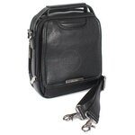 Мужская сумка-планшет из экокожи Cantlor G358S-5 чёрная - изображение