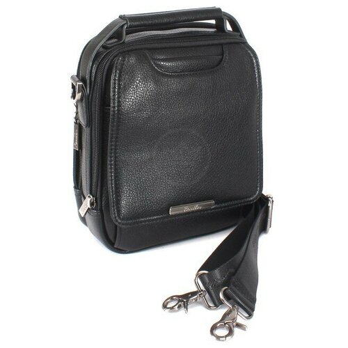 Мужская сумка-планшет из экокожи Cantlor G358S-5 чёрная