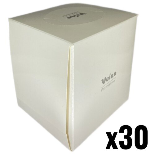 Салфетки бумажные косметические Veiro Professional Premium N303 (куб), 80 листов, 30 шт