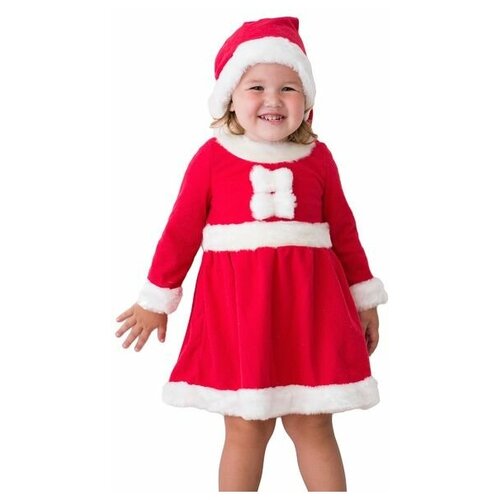 фото Карнавальный костюм внучка санты арт.2136 рост: 92 см, возраст:1-2 года бока