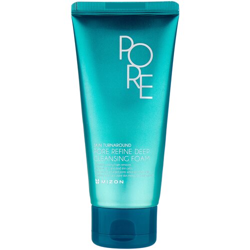 Mizon пенка очищающая для кожи с расширенными порами Pore Refine Deep Cleansing Foam, 120 мл, 135 г пенка для глубокого очищения mizon pore refine 120 мл