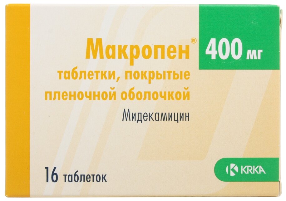 Макропен (таб. 400мг №16)