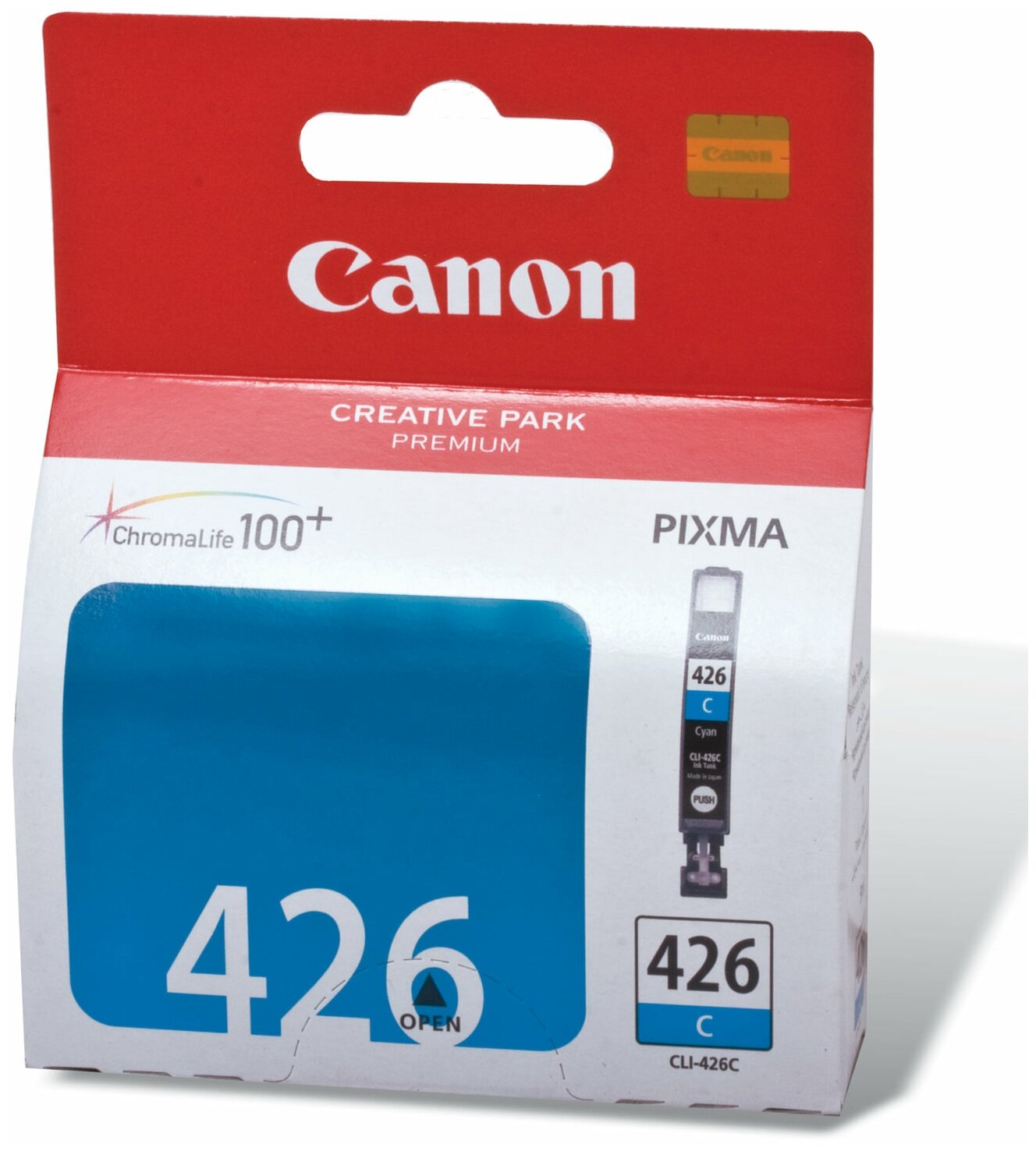 Картридж струйный CANON (CLI-426C) Pixma MG5140/MG5240/MG6140/MG8140, голубой, оригинальный, 446 стр, 4557B001