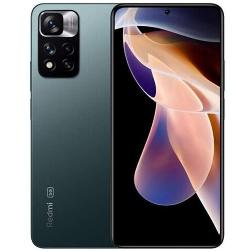 смартфон xiaomi redmi note 11 pro 5g 8 гб озу 256 гб пзу 920 дюймов восьмиядерный samsung amoled высокий экран 67 вт быстрая зарядка bluetooth 5 2 Смартфон Xiaomi Redmi Note 11 Pro 5G CN 8/256 ГБ CN, Dual nano SIM, зелeный