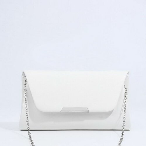 фото Сумка клатч сима-ленд, белый сима-лэнд