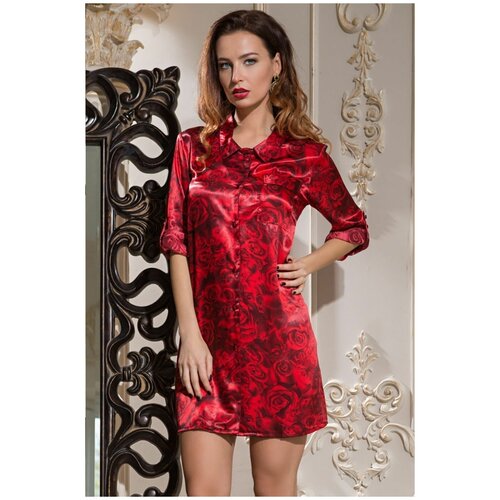 фото Халат mia-amore, размер xl, красный