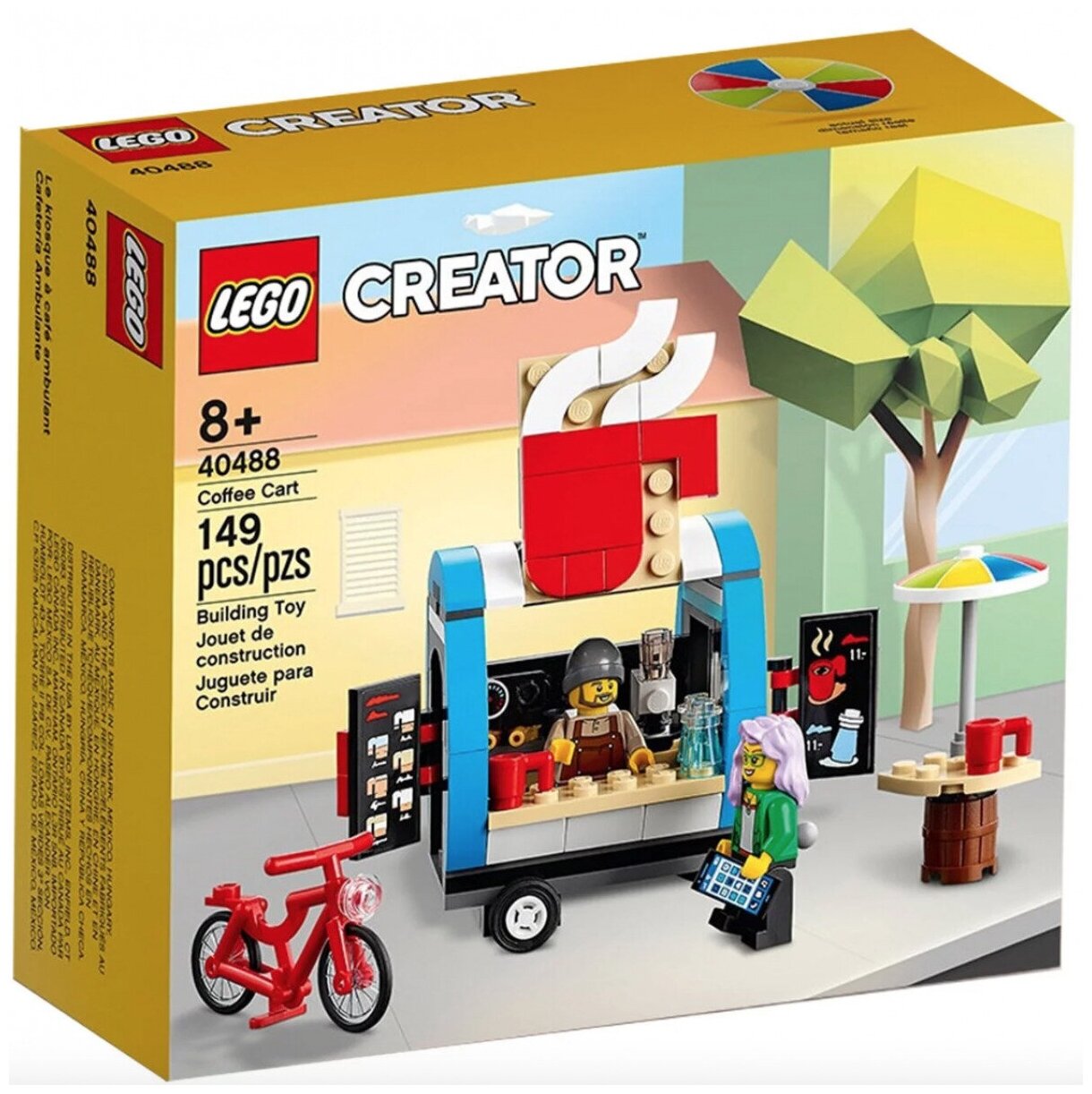 Конструктор LEGO Creator 40488 Тележка для кофе