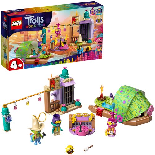 Конструктор LEGO Trolls World Tour 41253 Приключение на плоту в Кантри-тауне, 159 дет.