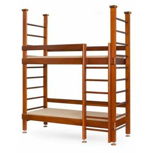 М430 Детская мебель (два сп. м.) Цвет: Венге Цвет металла: Серебряный