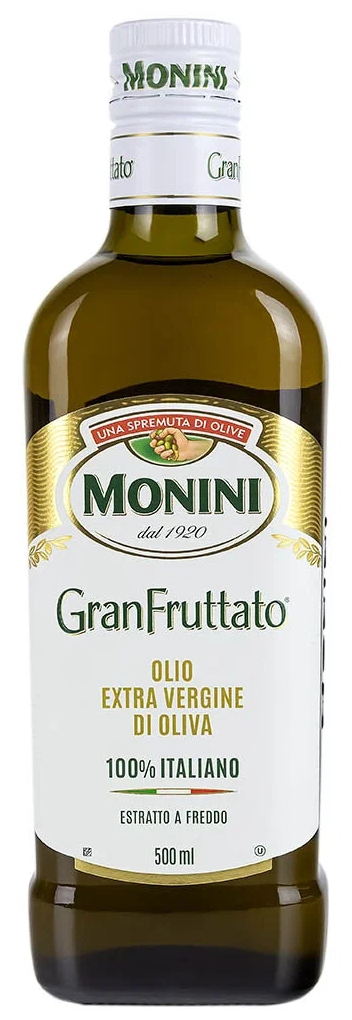Оливковое масло Monini нерафинированное высшего качества Gran Fruttato, 0,5 л - фото №1